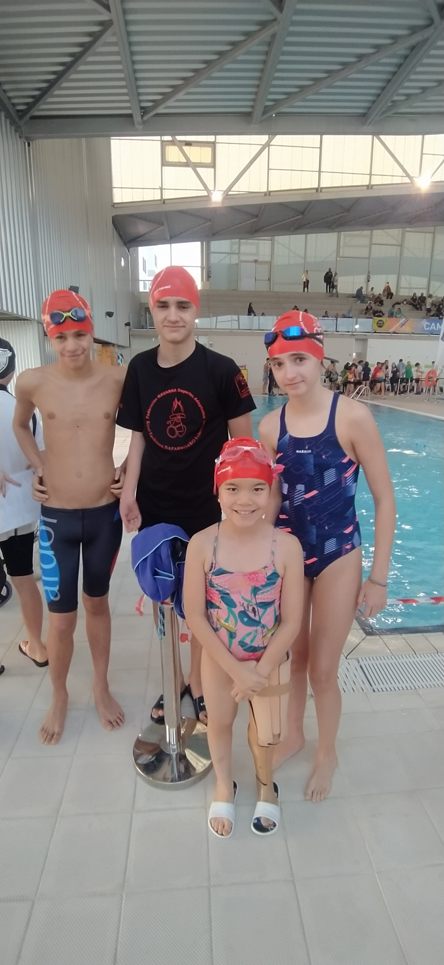 La cantera de la natación adaptada navarra tiene buen futuro